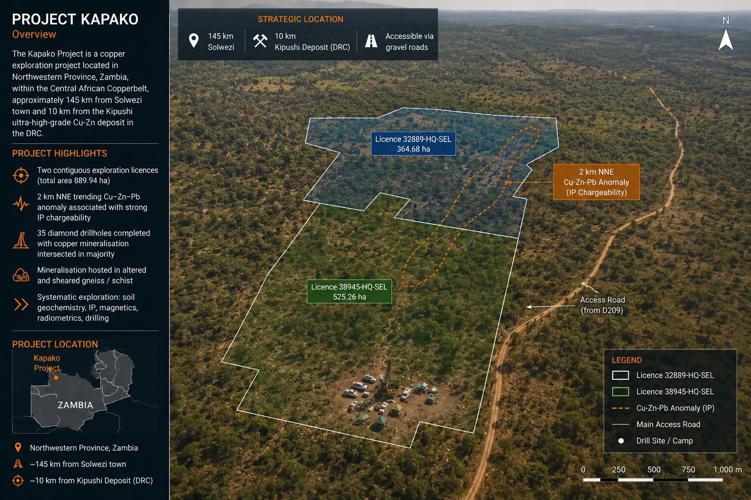 Kapako Copper Project overview