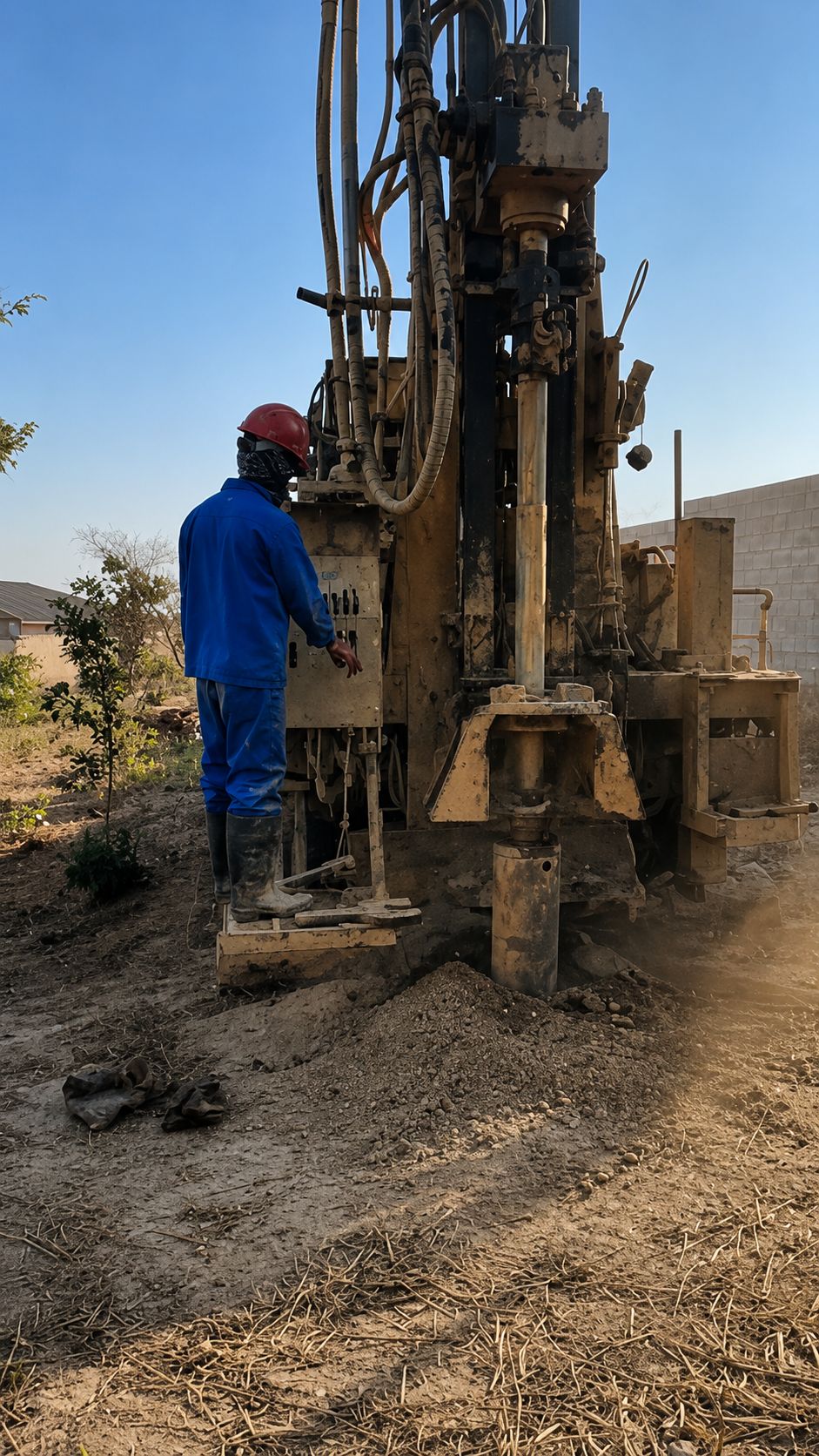 Illustrative photograph of a drilling rig